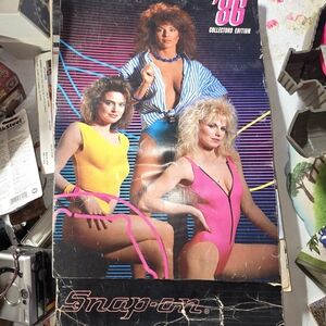 Vintage Snap-On Calendars for Man Cave Wall Decor Lot Of 4+1 Vtg Matco Calendar